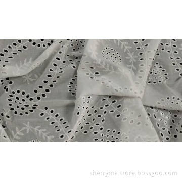 100% cotton poplin plain dyed fabric